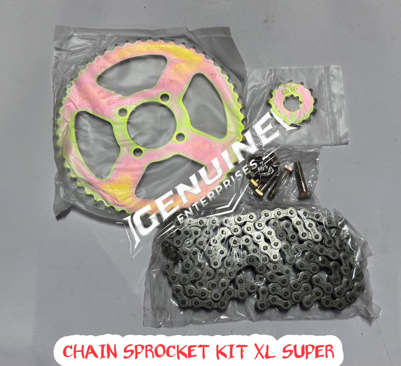 CHAIN SPROCKETE KIT - XL SUPER